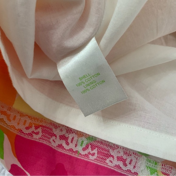 Lilly Pulitzer Betsey Dress Pink Falling For You Floral Strapless Preppy Size 2 - Picture 10 of 15